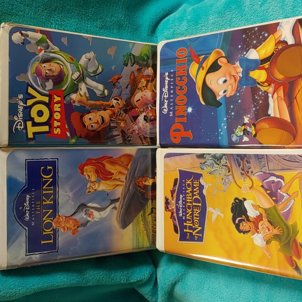 Disney VHS Set of 4 - Lion King and More